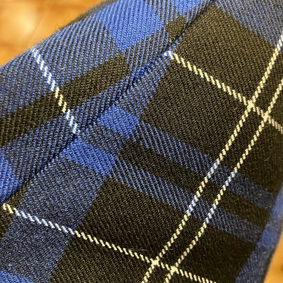 Alice + Olivia Black and Blue Checkered Blazer - Picture 8 of 8